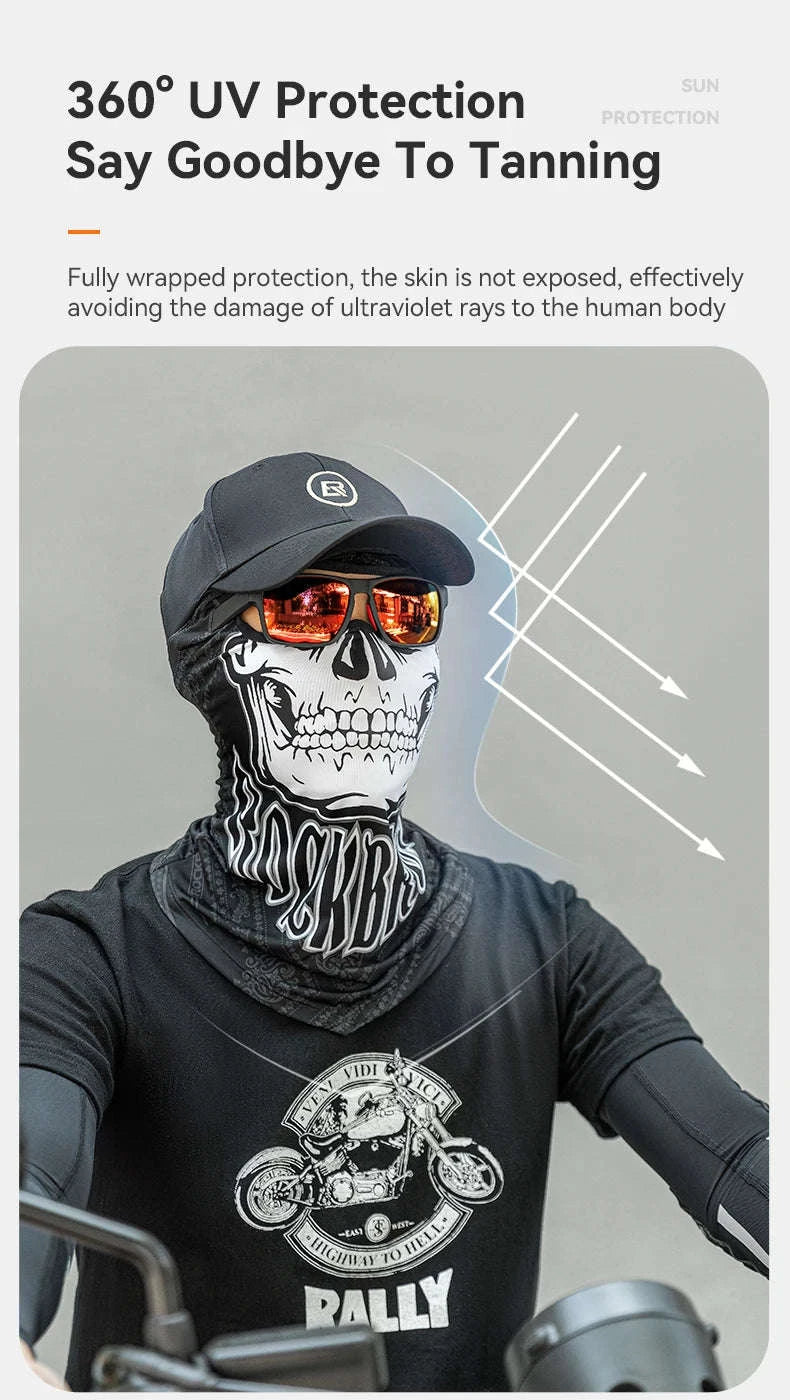 Breathable UV Protection Balaclava Face Mask for Cycling & Riding-13220009003