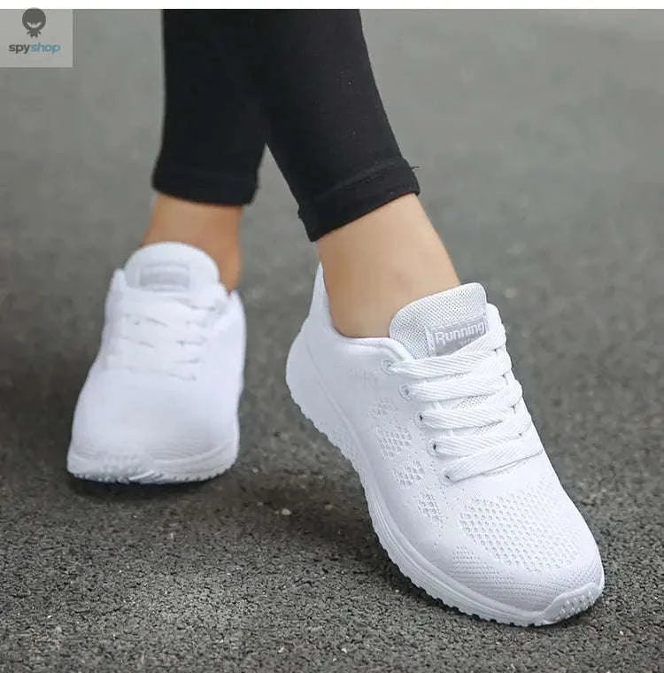 Breathable Women's Mesh Sneakers-Blue / 41