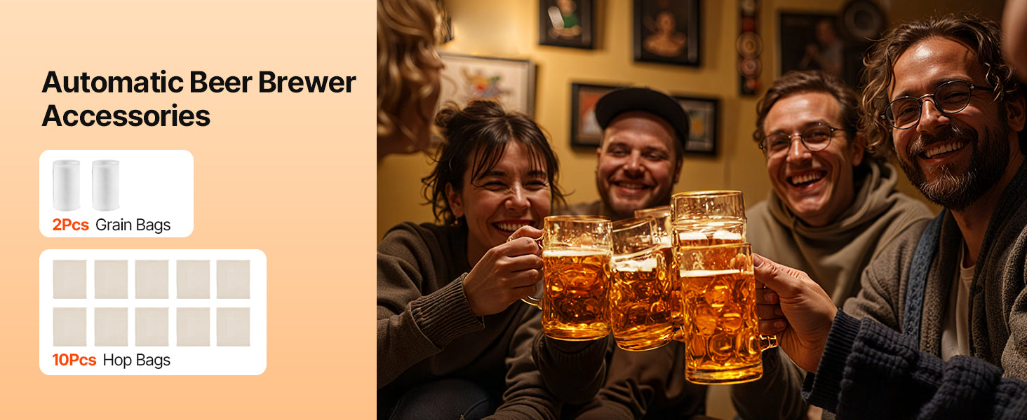 Brew Bags 2-Piece Set for Automatic Beer Brewer