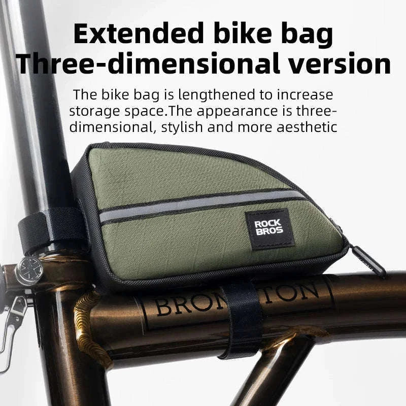 Brompton Folding Bike Triangle Bag 0.8L Rainproof Nylon Storage-30120121005 / about 0.8L
