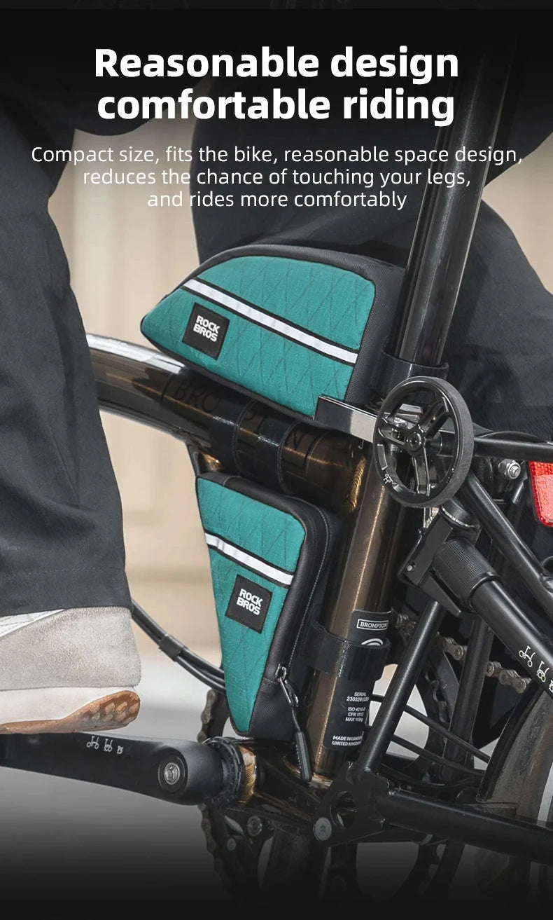Brompton Folding Bike Triangle Bag 0.8L Rainproof Nylon Storage-30120121005 / about 0.8L
