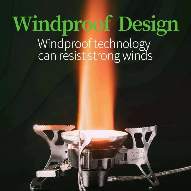 BRS-15 Windproof Foldable Gas Stove with Electronic Ignition-BRS-15