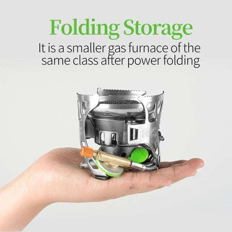 BRS-15 Windproof Foldable Gas Stove with Electronic Ignition-BRS-15