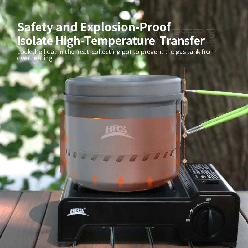 BRS 2600W Infrared Camping Gas Stove with Electronic Ignition-White