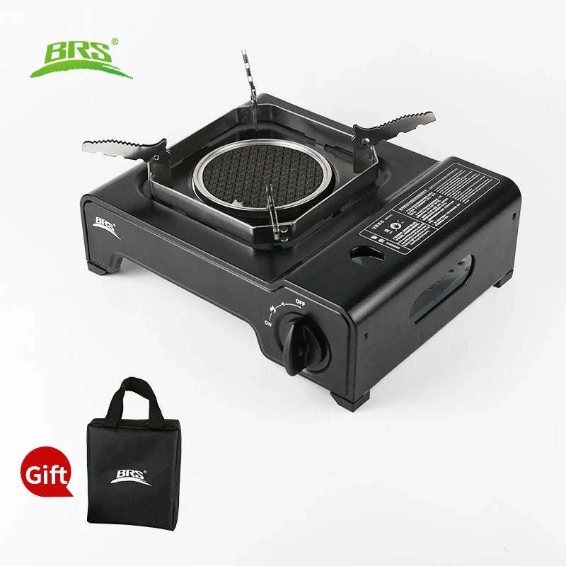 BRS 2600W Infrared Camping Gas Stove with Electronic Ignition-White