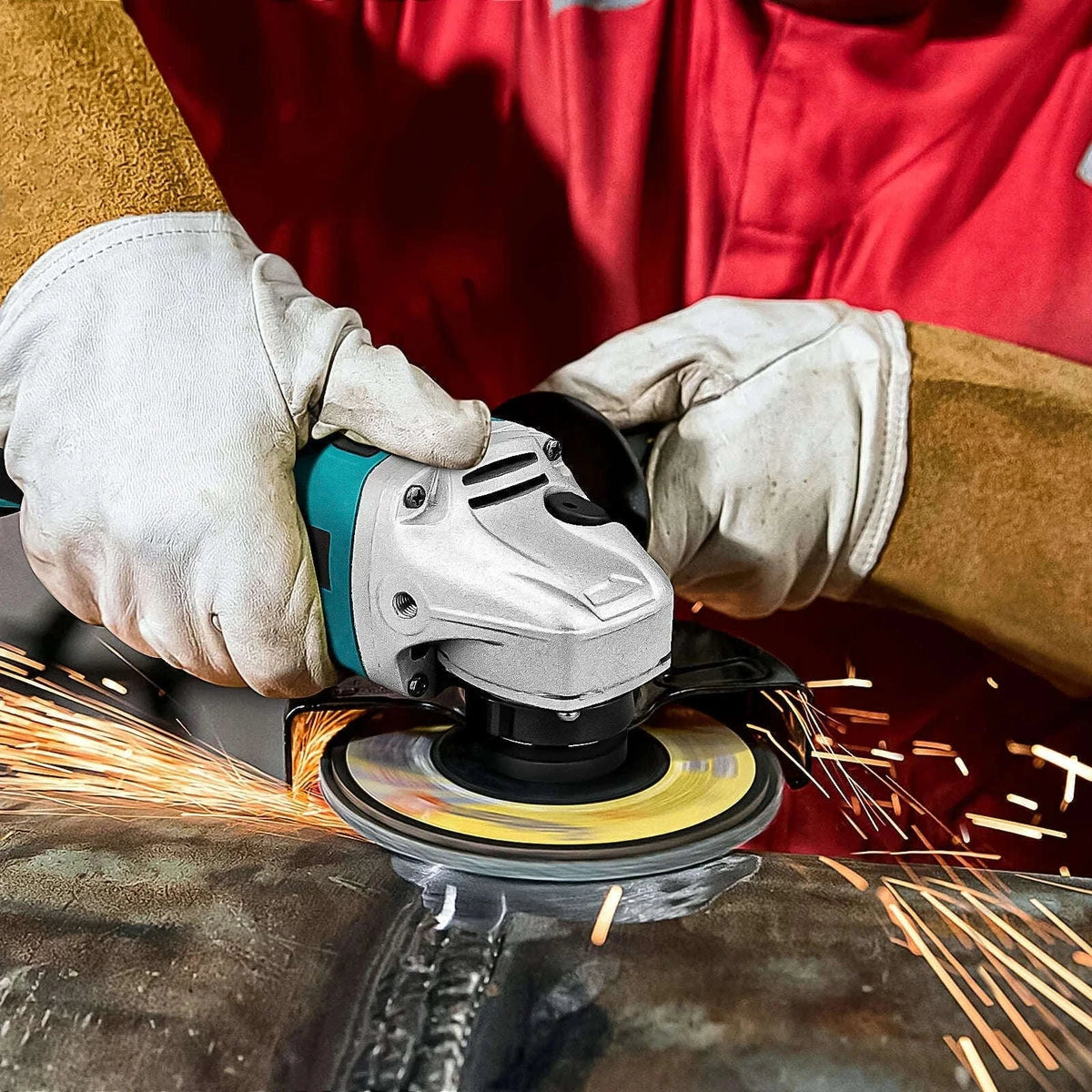 Brushless Cordless Angle Grinder 125mm for Cutting and Grinding-2 Battery Set / GERMANY