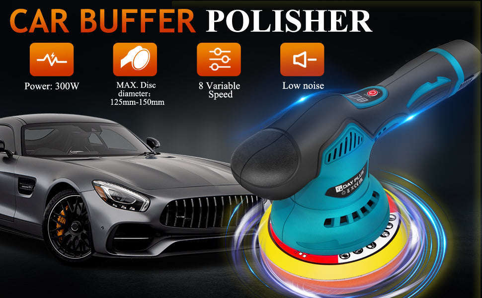 Brushless Cordless Buffer Polisher Kit with Variable Speed-UNITED KINGDOM