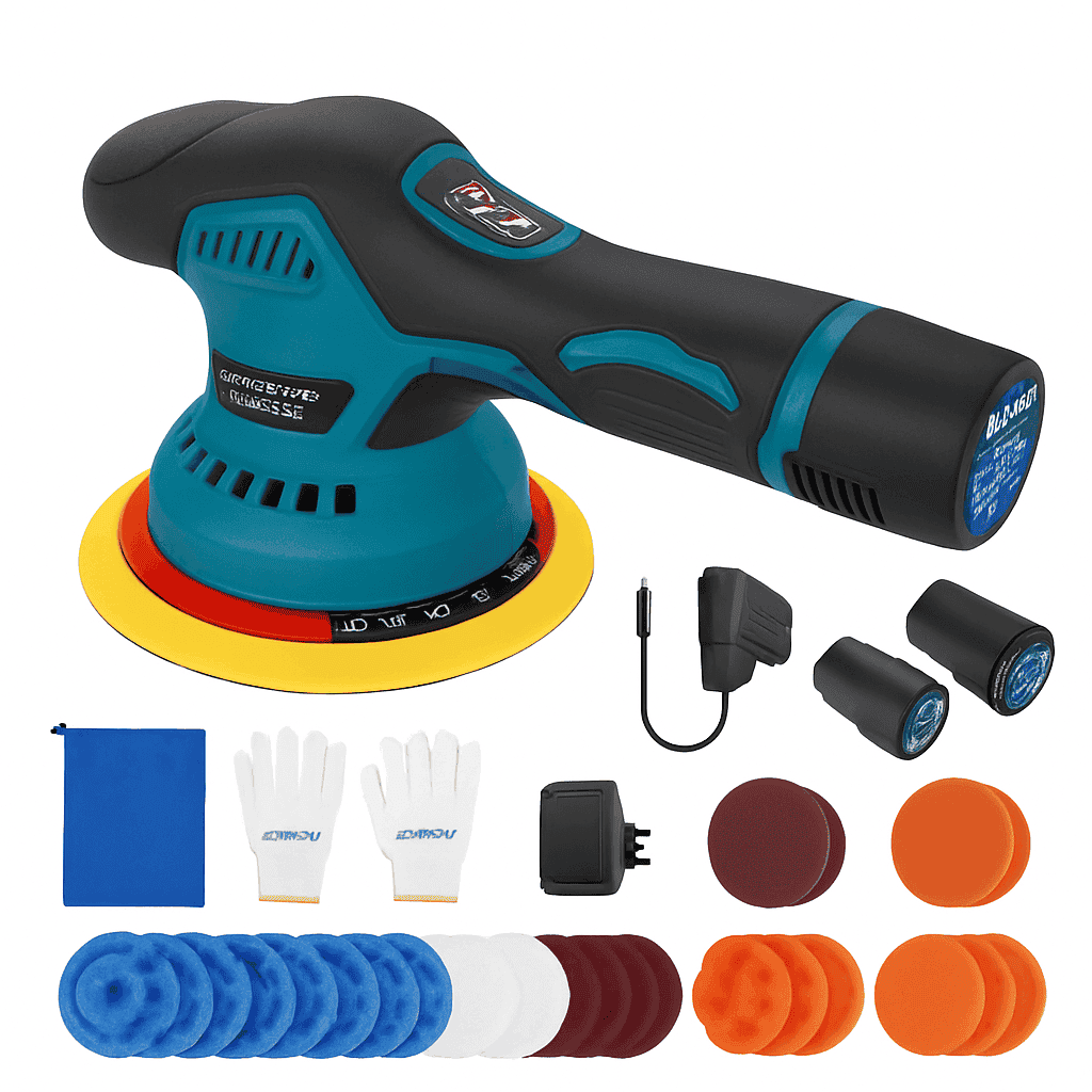 Brushless Cordless Buffer Polisher Kit with Variable Speed-UNITED KINGDOM