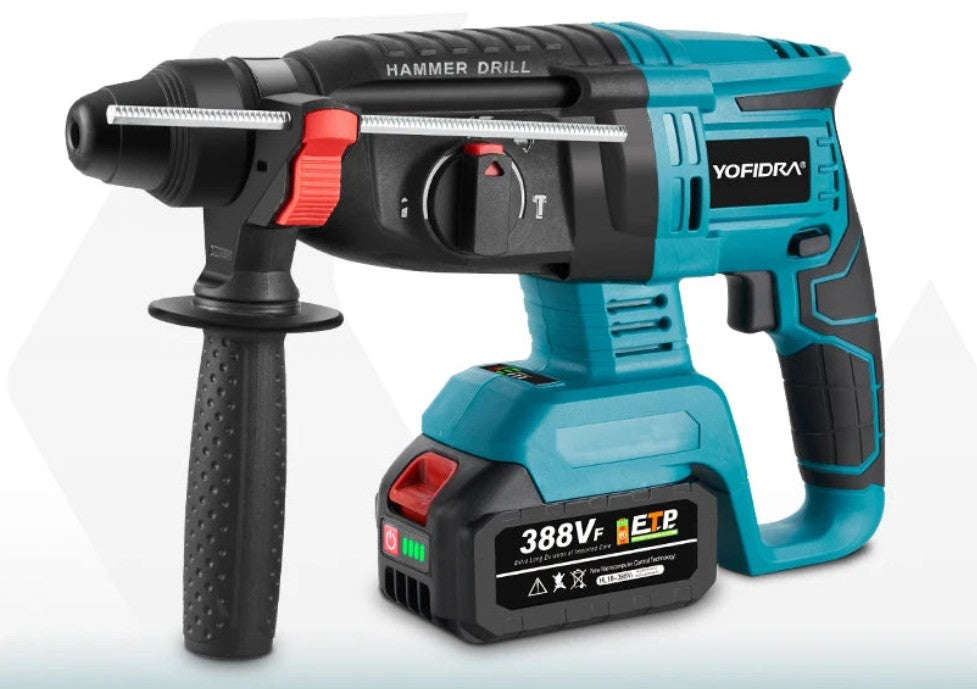 Brushless Electric Rotary Hammer for Powerful Drilling-Without Battery-A / spain