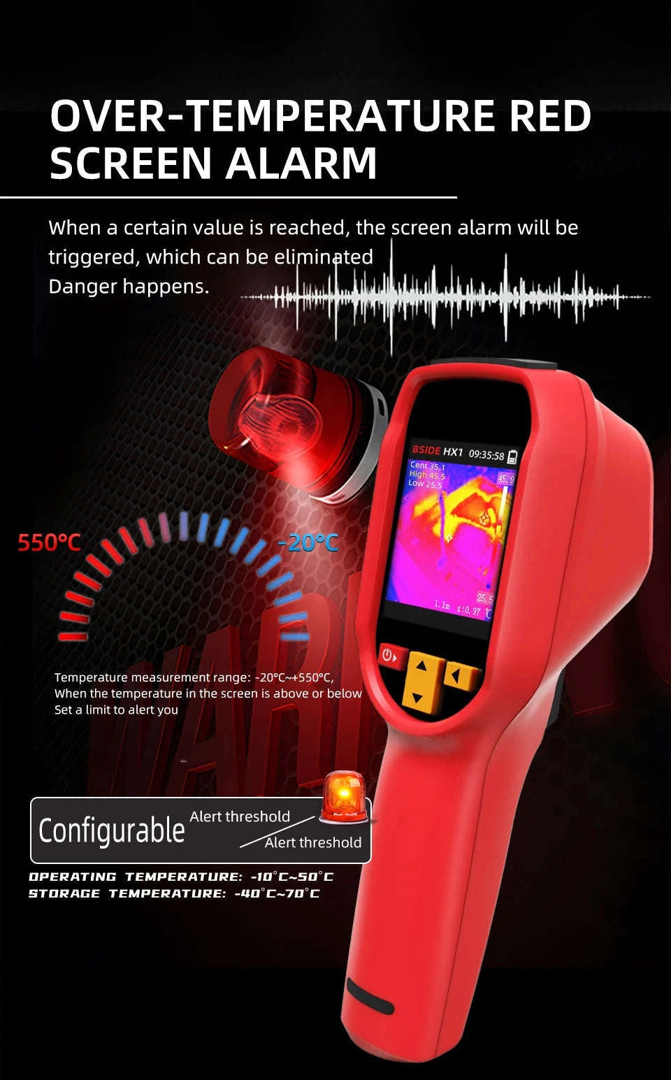 BSIDE Handheld Thermal Imaging Camera HX1-HX1 Two Sets / spain