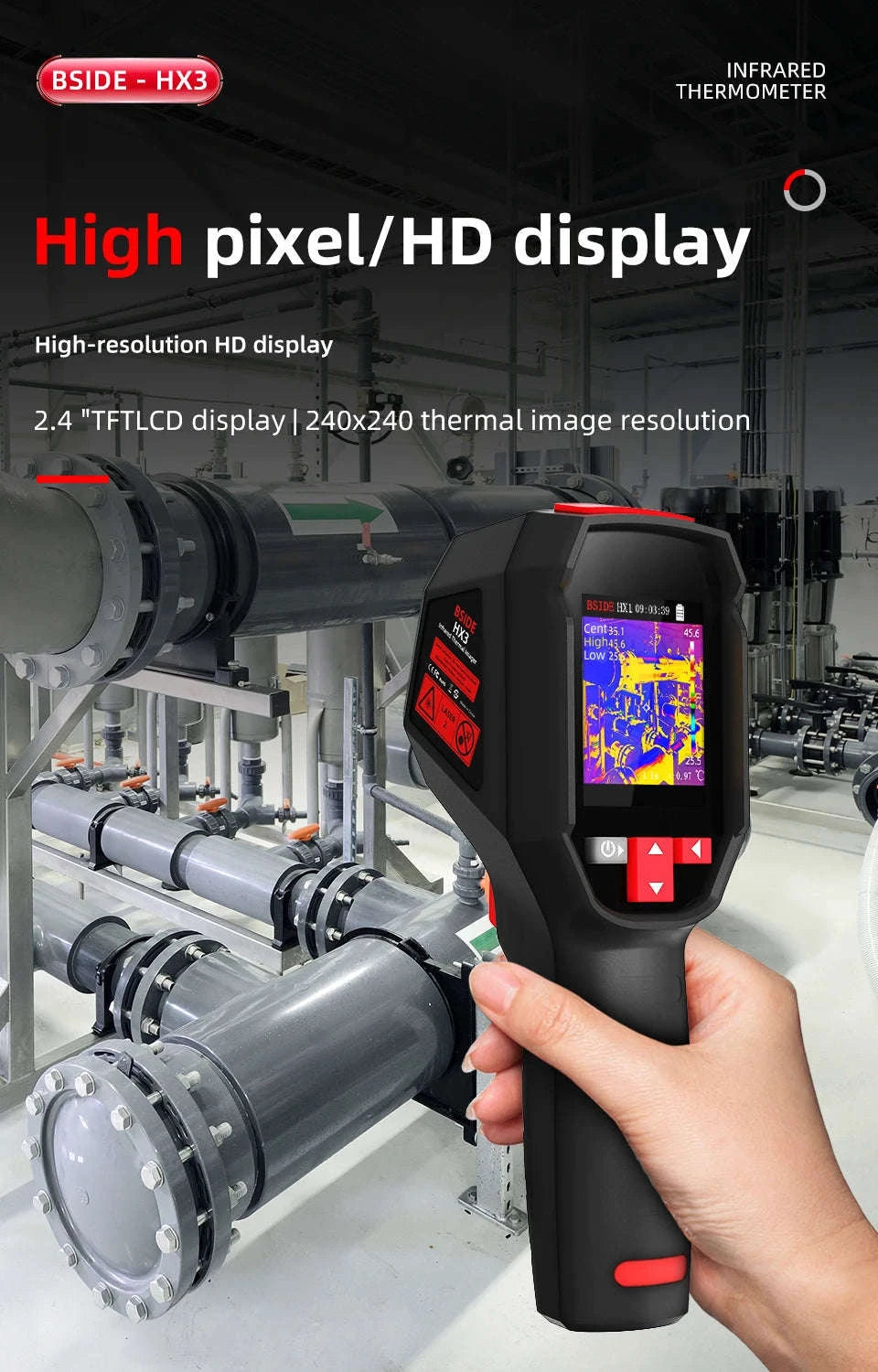 BSIDE HX3 Portable Thermal Imager-BSIDE HX3 / spain