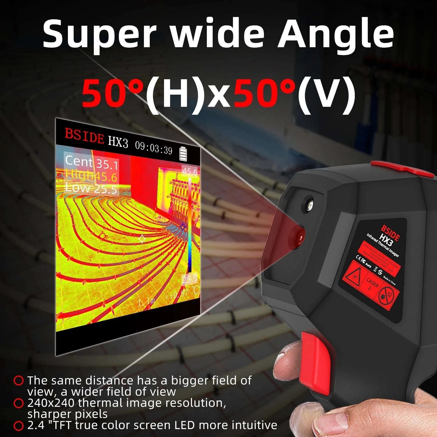 BSIDE HX3 Portable Thermal Imager-BSIDE HX3 / spain