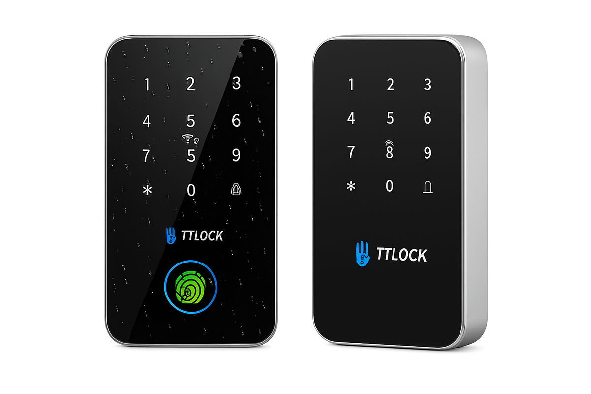 BSTUOKEY IP67 водоустойчив TTlock интелигентен ключодържател достъп до контрол панел външен отпечатък код Bluetooth 13.56MHz карта приложение отключване