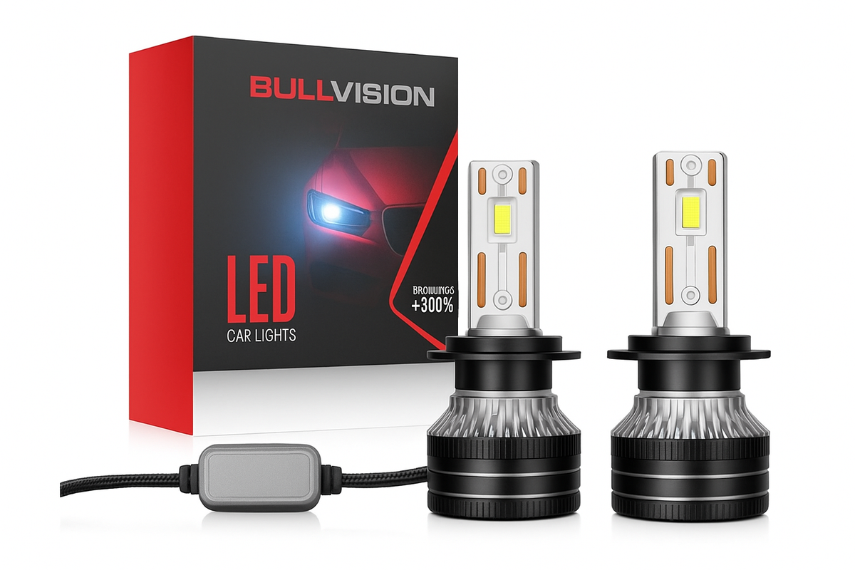 Bullvision H4 LED koplamp H7 H1 H11 H8 9005 HB3 9006 HB4 9012 HIR2 880 881 H27 9007 9008 H13 5570 CSP Canbus autos lamp mistlamp
