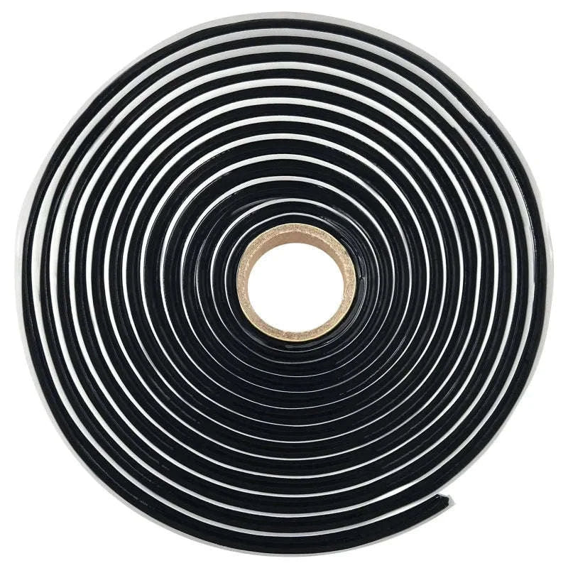 Butyl Rubber Sealant Tape 4m Waterproof Black Adhesive Coil-2PCS