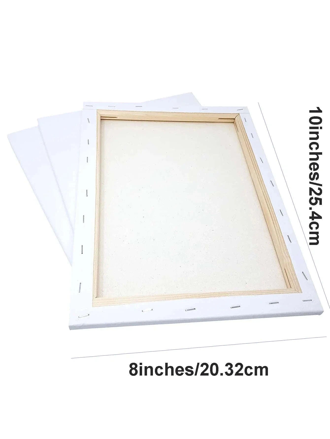 Bview Art 8x10 Cotton Stretched Canvas Board-Default Title