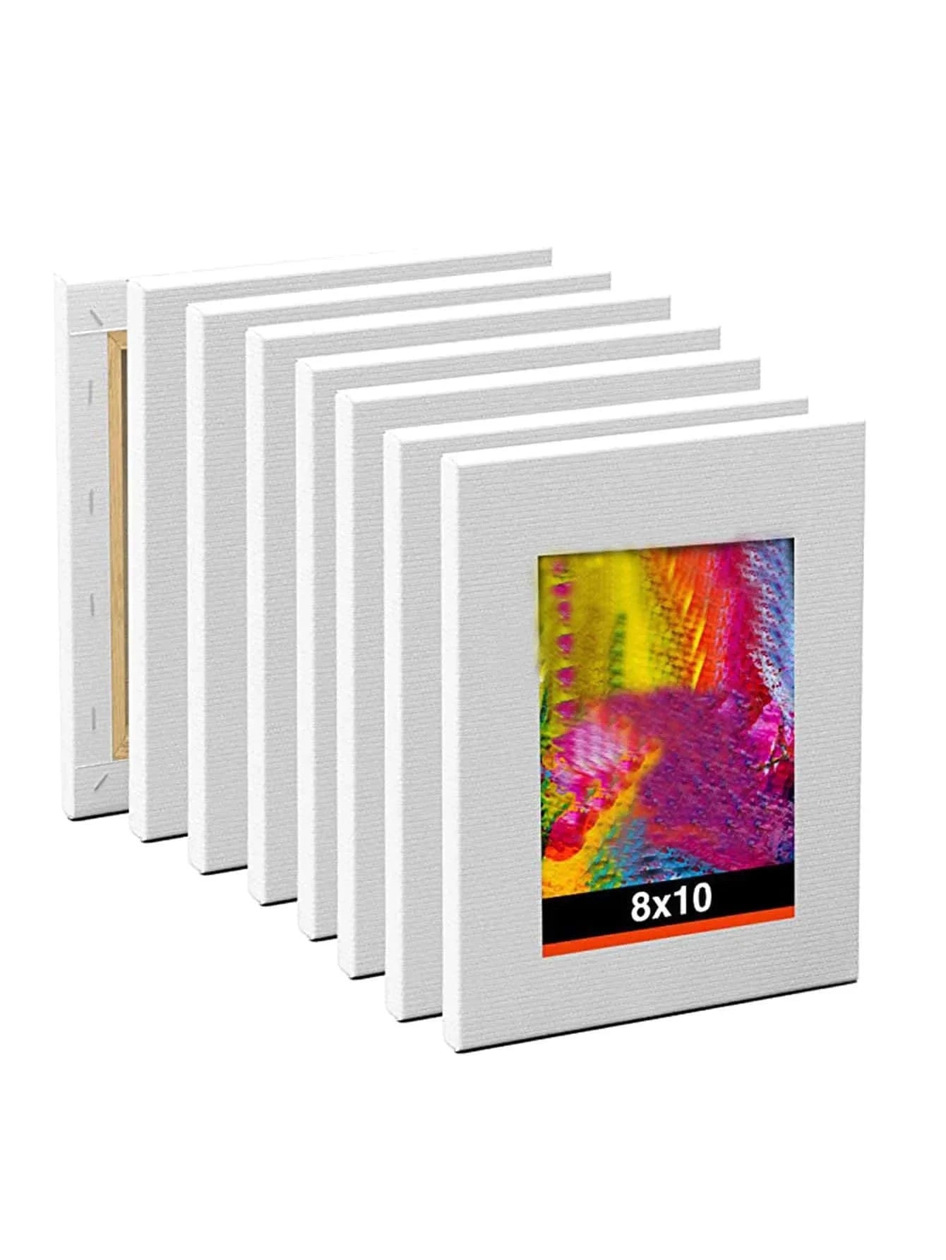 Bview Art 8x10 Cotton Stretched Canvas Board-Default Title