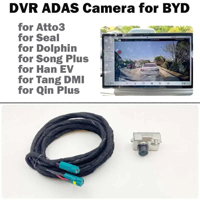 BYD Dash Cam DVR with 170° View for Atto 3, Dolphin, Tang & More-Only Camera / China Mainland