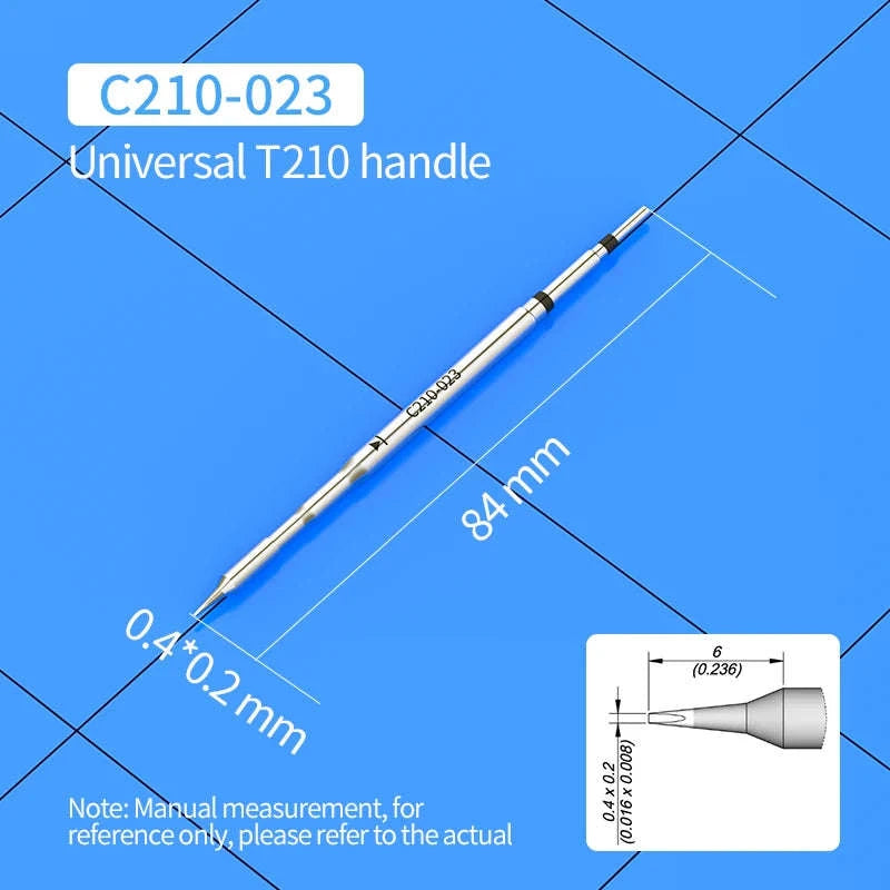 C210 Soldering Tips for T210 Handle – Precision Nozzle Set-C210-108