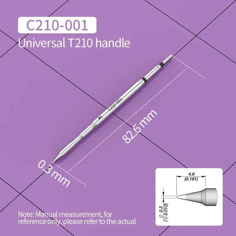 C210 Soldering Tips for T210 Handle – Precision Nozzle Set-C210-108