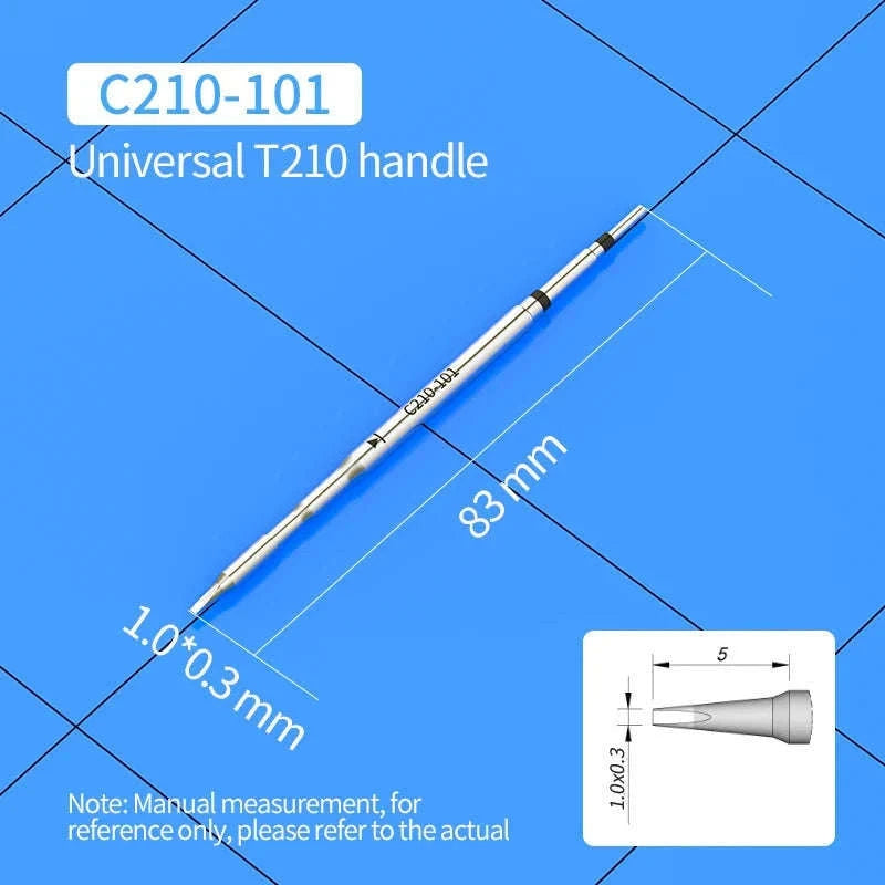 C210 Soldering Tips for T210 Handle – Precision Nozzle Set-C210-108