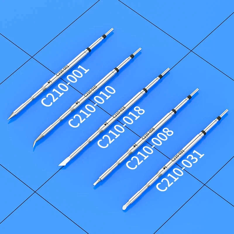 C210 Soldering Tips for T210 Handle – Precision Nozzle Set-C210-108