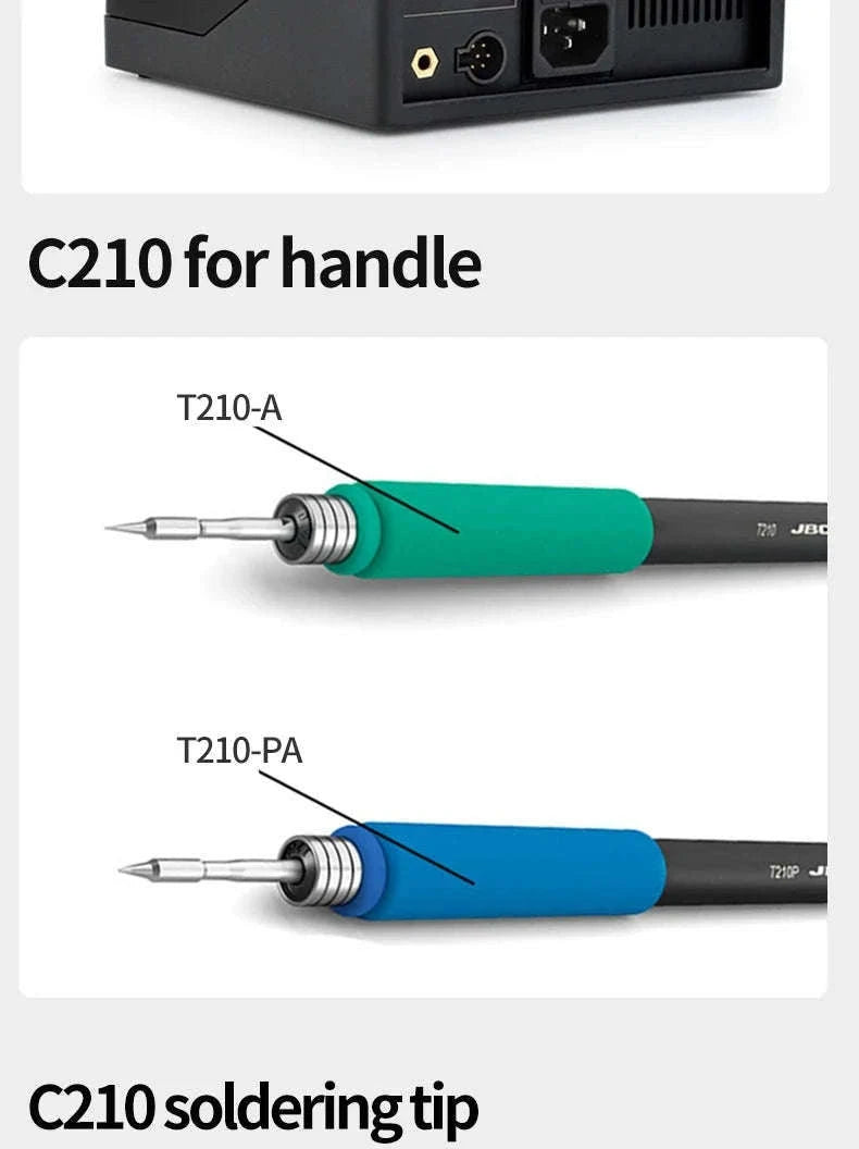 C210 Soldering Tips for T210 Handle – Precision Nozzle Set-C210-108
