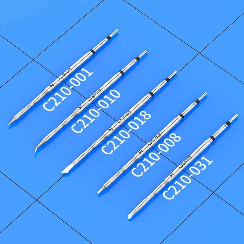 C210 Soldering Tips for T210 Handle – Precision Nozzle Set-C210-108