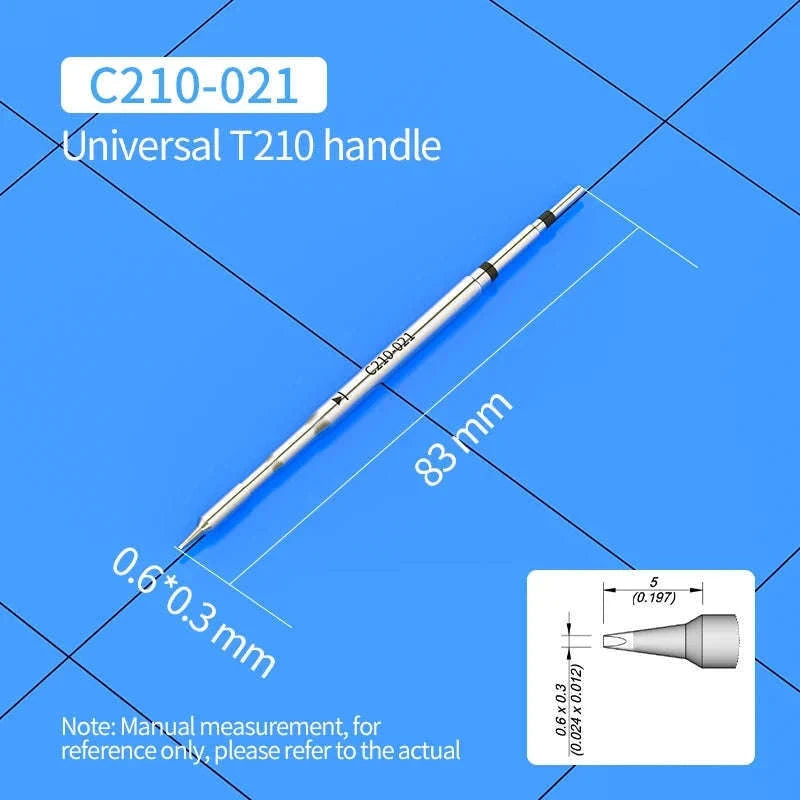 C210 Soldering Tips for T210 Handle – Precision Nozzle Set-C210-108