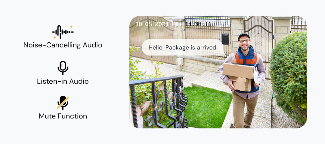 8MP Outdoor PoE Security Camera with Dual Light Night Vision