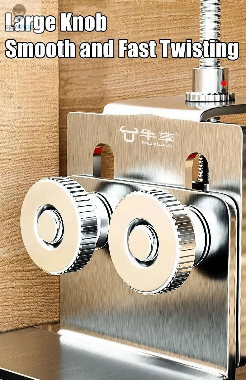 Cabinet Door Installation Tool – Stainless Steel Jig for Precise Door Mounting-3pcs