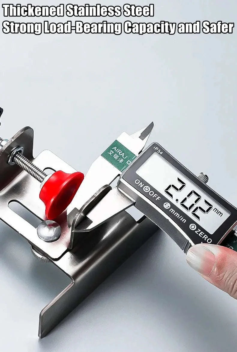 Cabinet Door Installation Tool – Stainless Steel Jig for Precise Door Mounting-3pcs