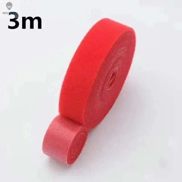 Cable Organizer Tape – Reusable Wire Winder for Neat, Tangle-Free Cords-Black-3m