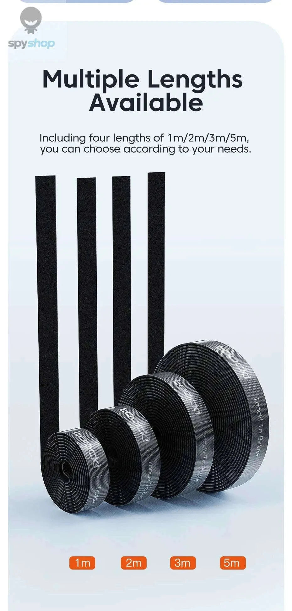 Cable Organizer Wire Winder for USB and Earphone Cords-1M Black