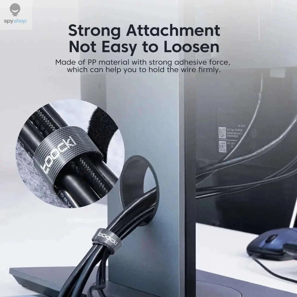 Cable Organizer Wire Winder for USB and Earphone Cords-1M Black