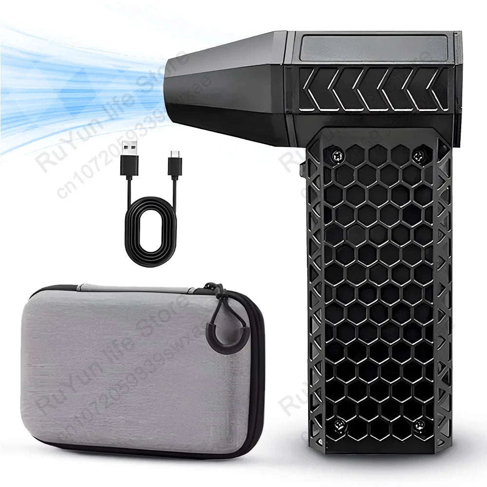 CAER Turbo Jet Fan with Storage Bag – Portable High‑Speed Air Blower-130000RPM with Kit