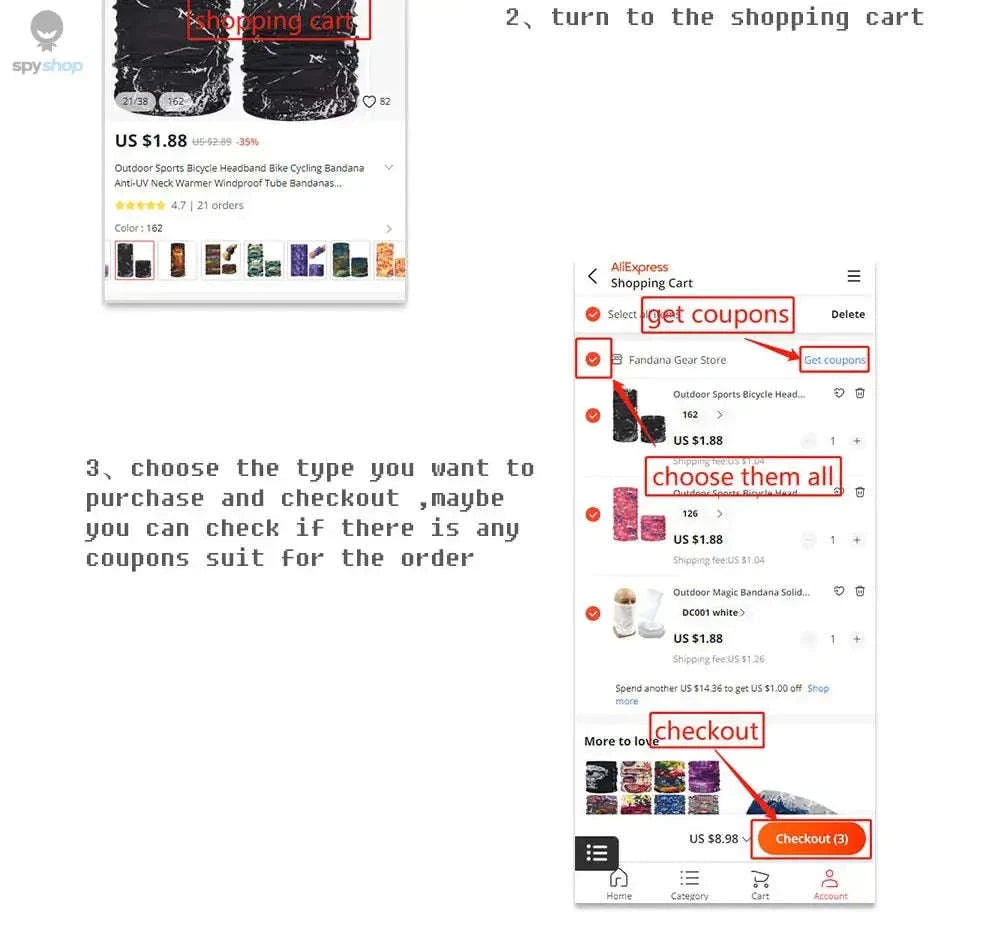 Camo Hunting Tactical Neck Gaiter-CM139 / 25X50cm / CHINA