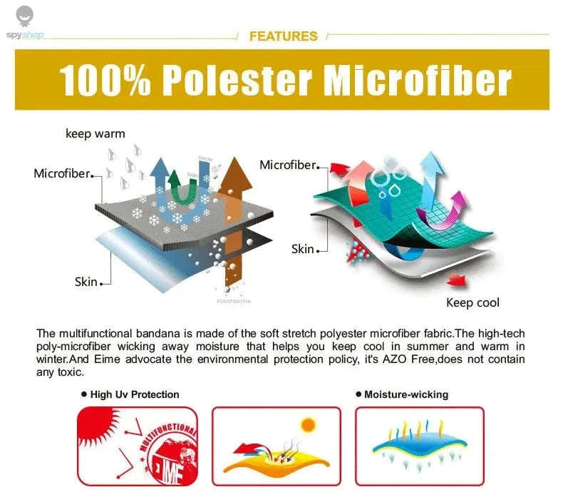 Camo Hunting Tactical Neck Gaiter-CM139 / 25X50cm / CHINA