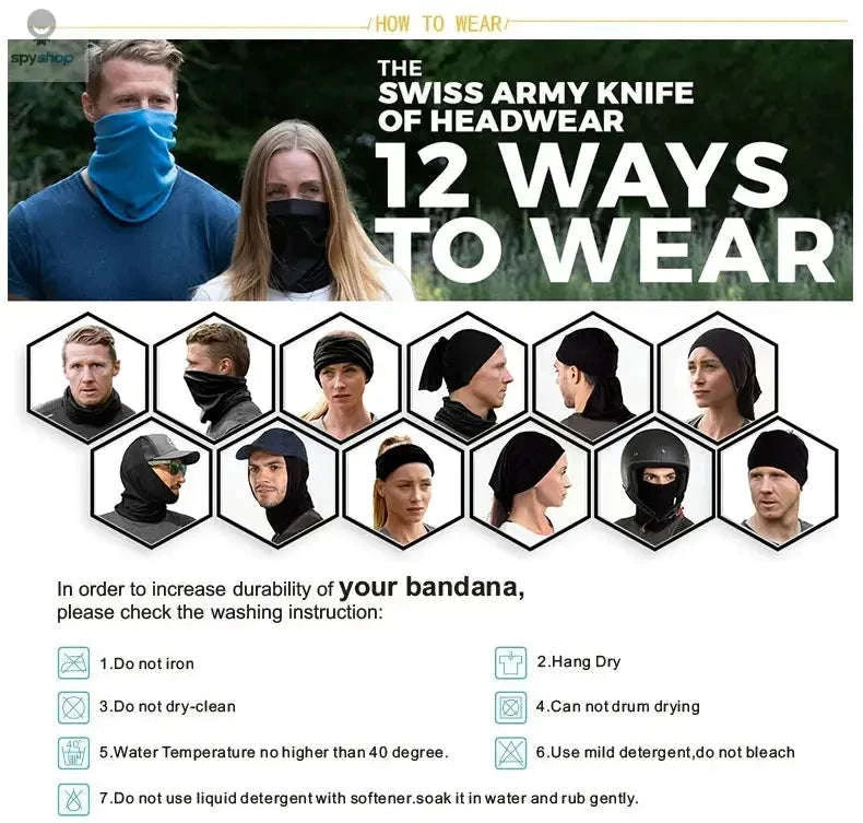 Camo Hunting Tactical Neck Gaiter-CM139 / 25X50cm / CHINA