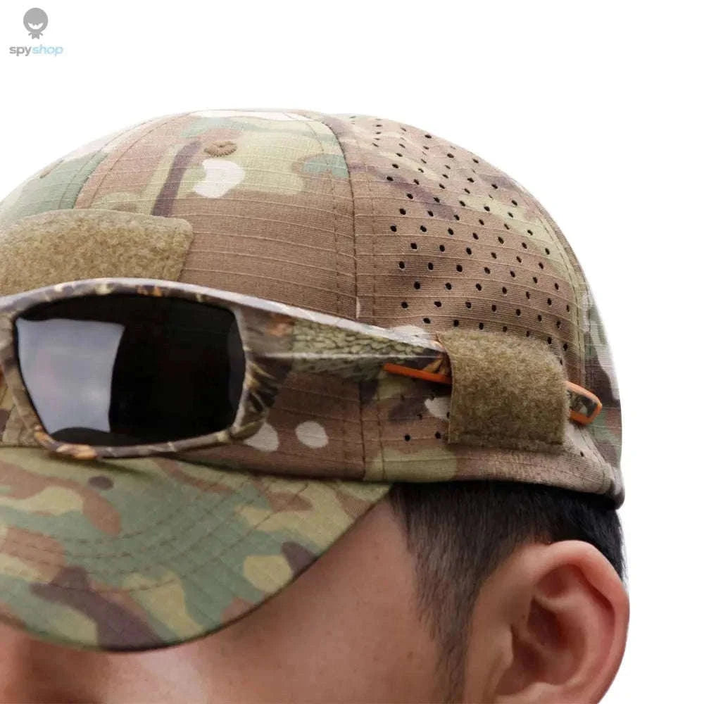 Camouflage Baseball Cap for Sun Protection and All-Day Comfort-Brown / Adjustable