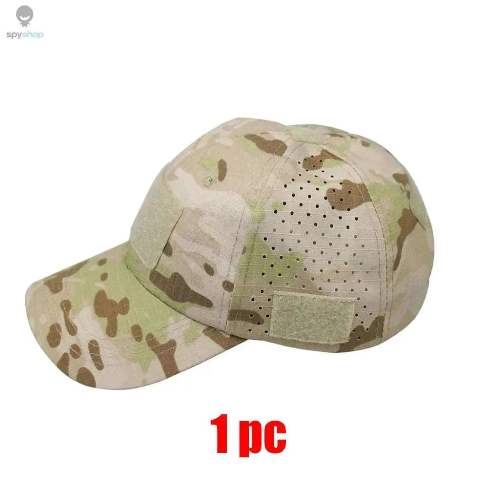Camouflage Baseball Cap for Sun Protection and All-Day Comfort-Brown / Adjustable