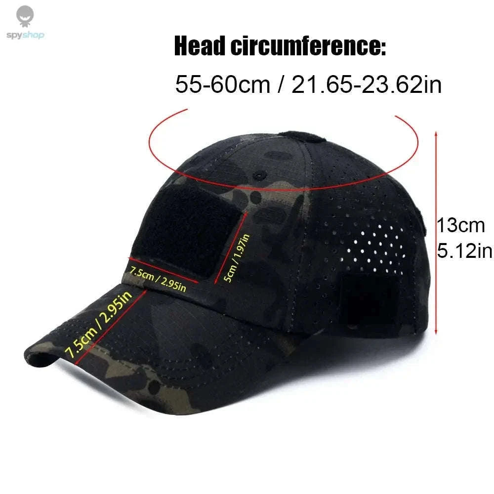 Camouflage Baseball Cap for Sun Protection and All-Day Comfort-Brown / Adjustable