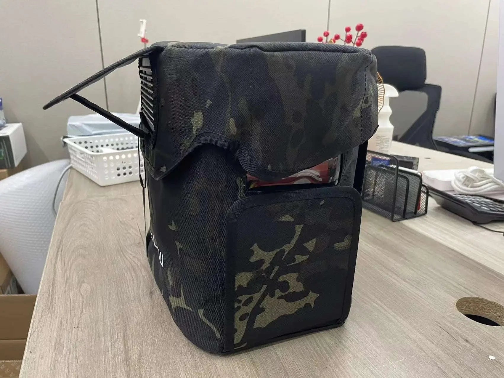 Camouflage Waterproof Storage Bag for Portable Power Supply-Default Title
