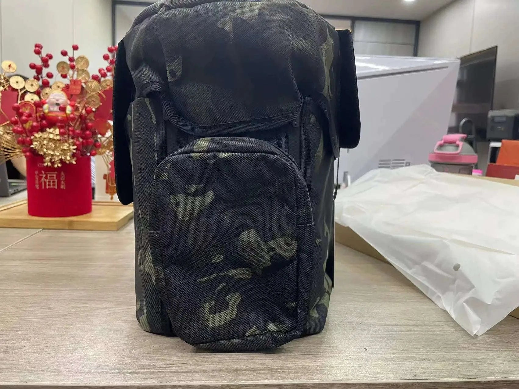 Camouflage Waterproof Storage Bag for Portable Power Supply-Default Title
