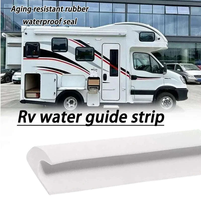Camper Van Gutter Rain Guard Drip Stop Water Guide Strip-3m