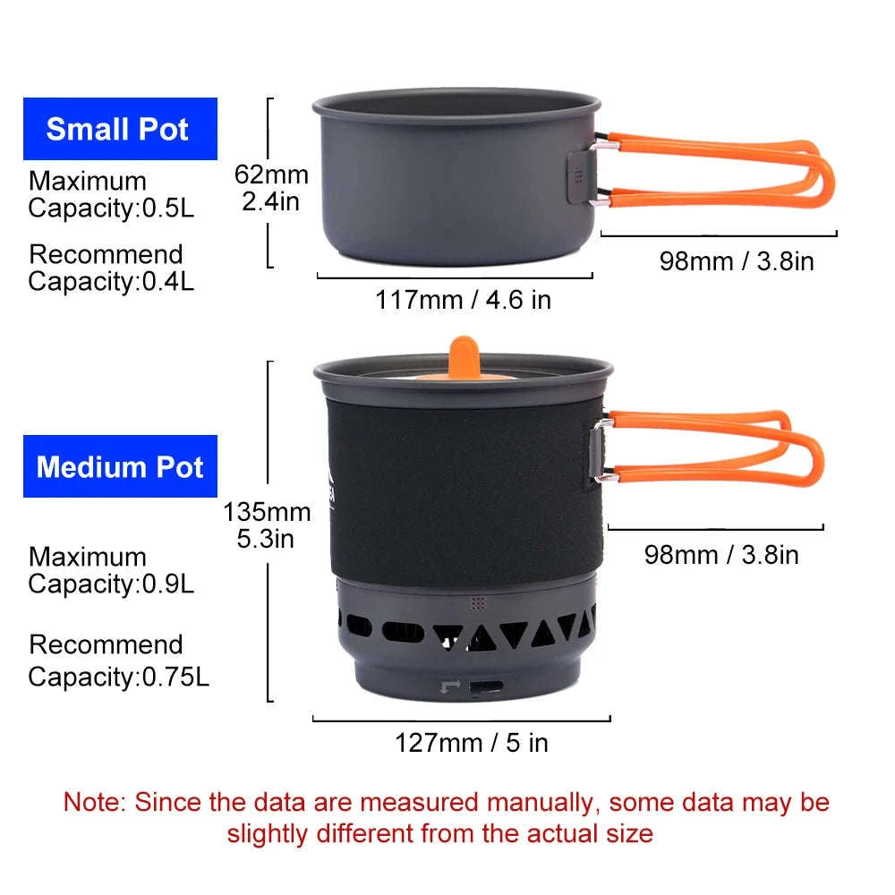 Camping Cooking System with Heat Exchanger-WSJC-002