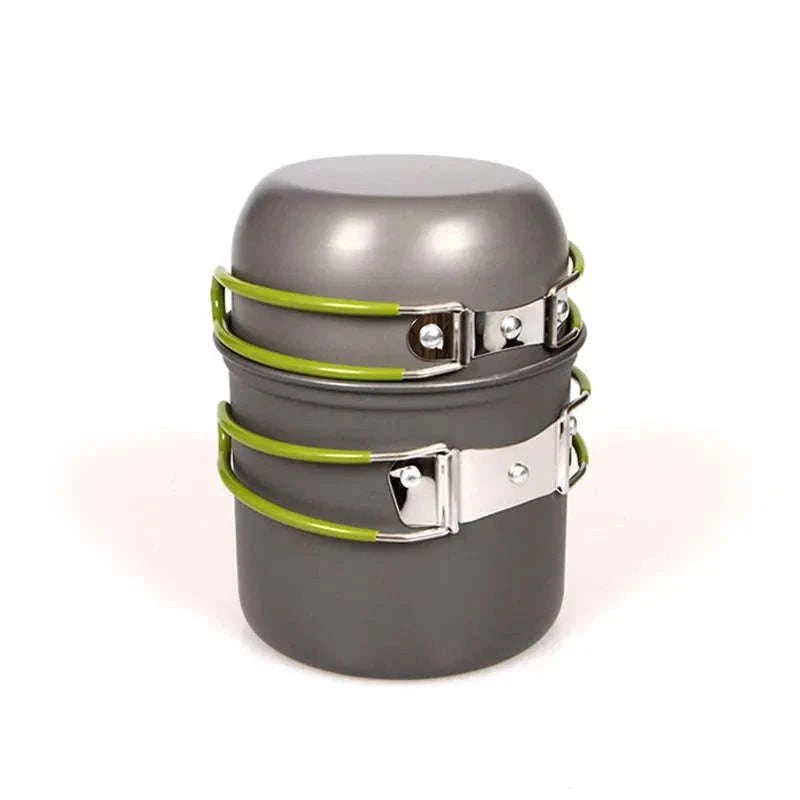 Camping Pot with Non-Stick Surface and Foldable Handle-Pot