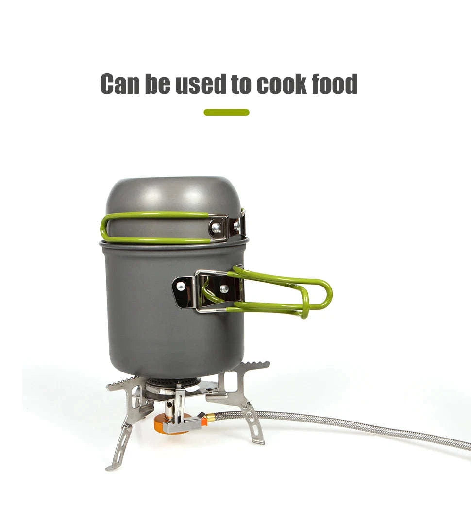 Camping Pot with Non-Stick Surface and Foldable Handle-Pot