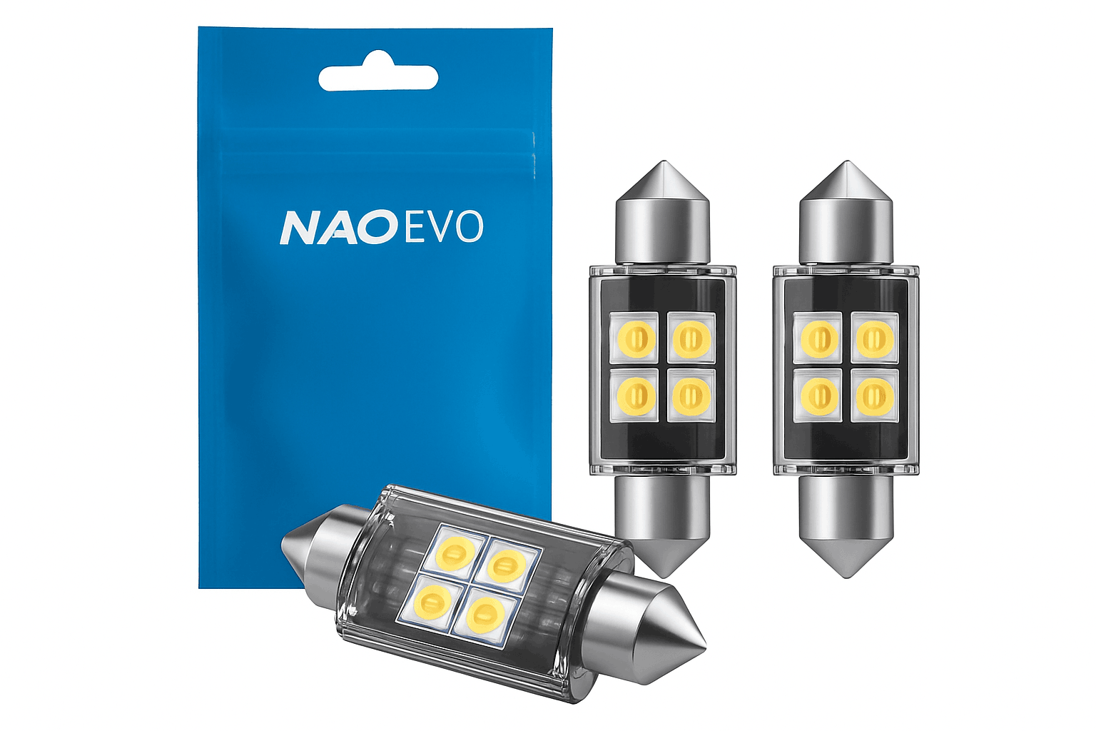 CANBUS Error-Free Festoon LED Bulb 12V 31mm-41mm-1PC / Warm White / 36mm