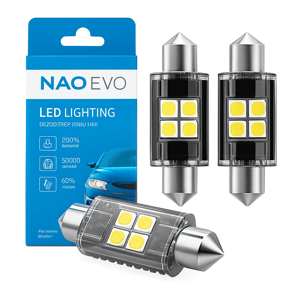 CANBUS Error-Free Festoon LED Bulb 31mm 36mm 39mm 41mm 12V 3030 SMD-1PC / 36mm / Warm White